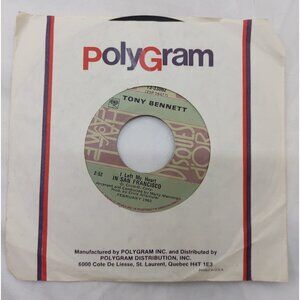 Tony Bennett: I Left My Heart in San Francisco 7" Single #13-33062 #ZSP56077
